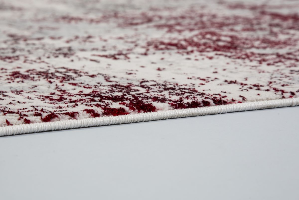 Webteppich Antea rot-creme Vintage 160x230