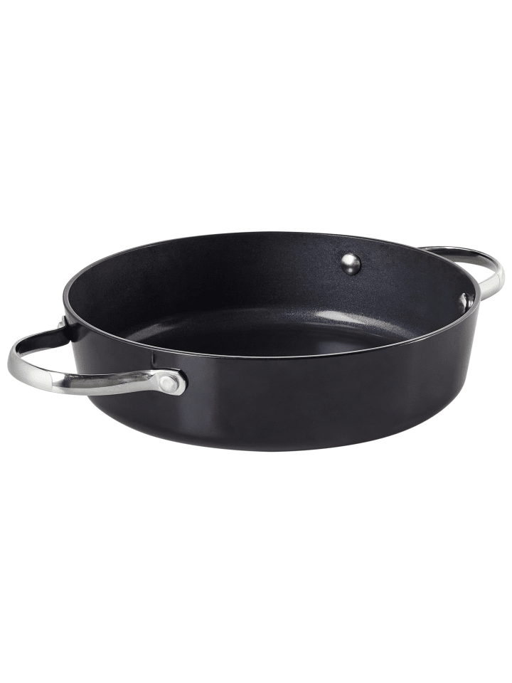 Beliani 10-tlg Kochgeschirr ELITE PRO in Schwarz/Silber günstig kaufen onesize