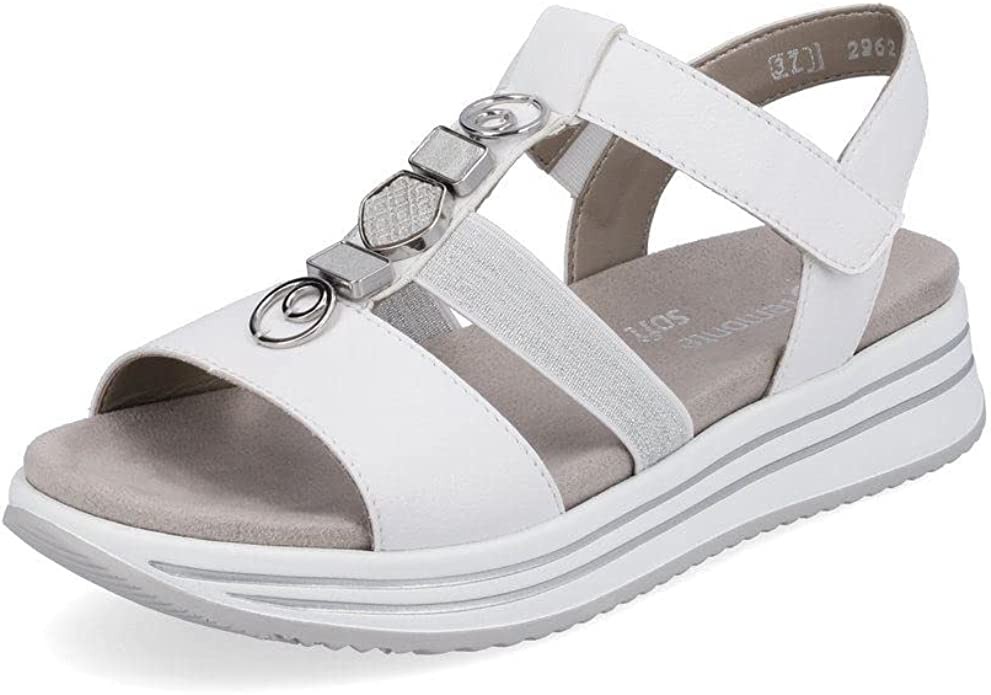 REMONTE Klassische Sandalen weiss
