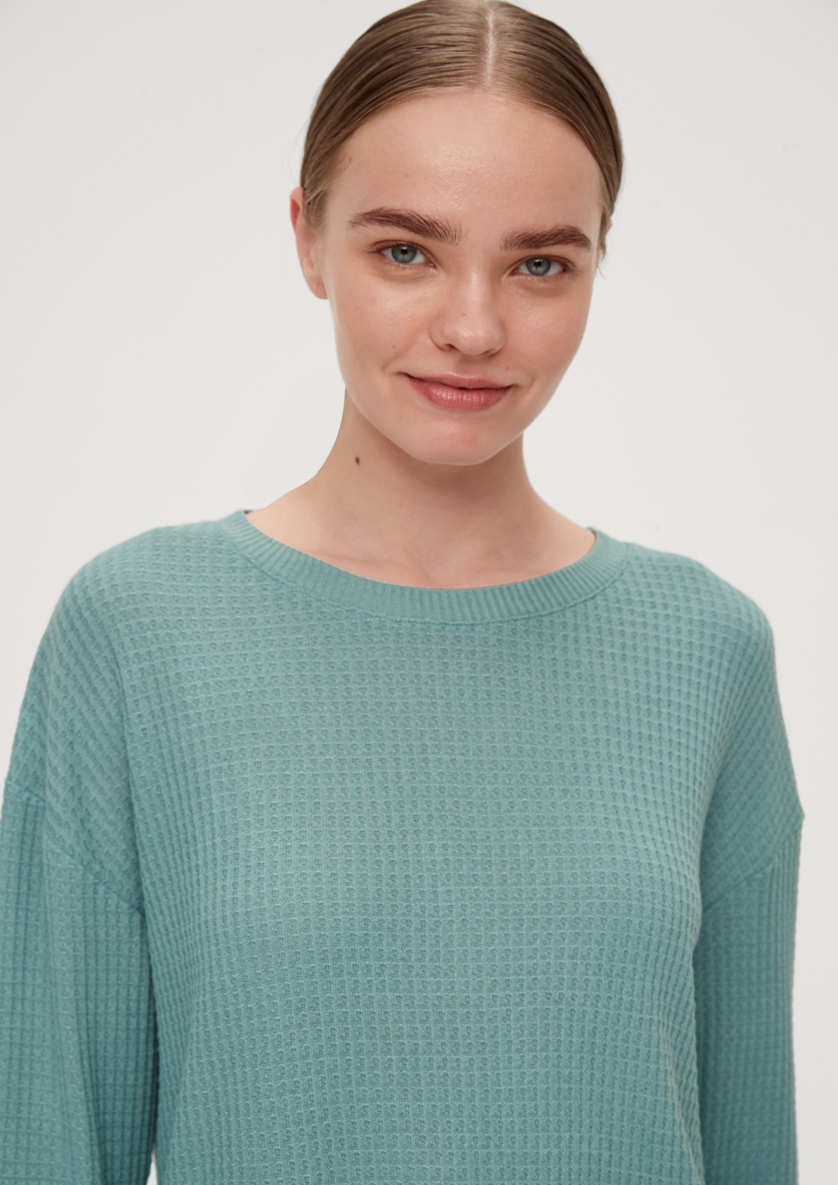 Pyjamaoberteil aus Waffelpiqué  6007792-6200