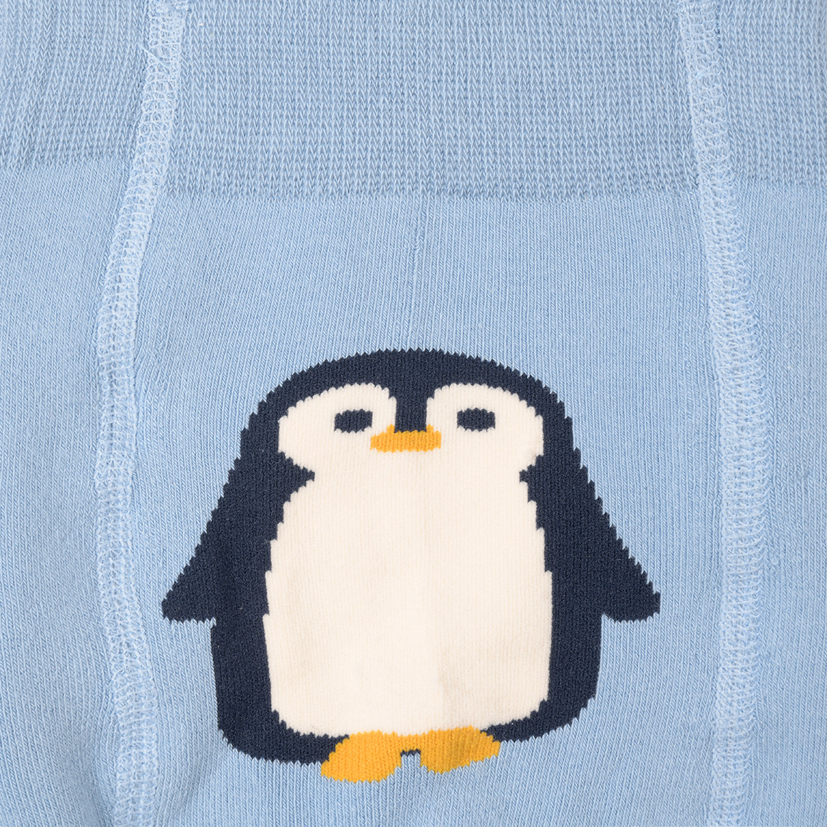 2 Baby Frottee-Strumpfhosen mit Pinguinen