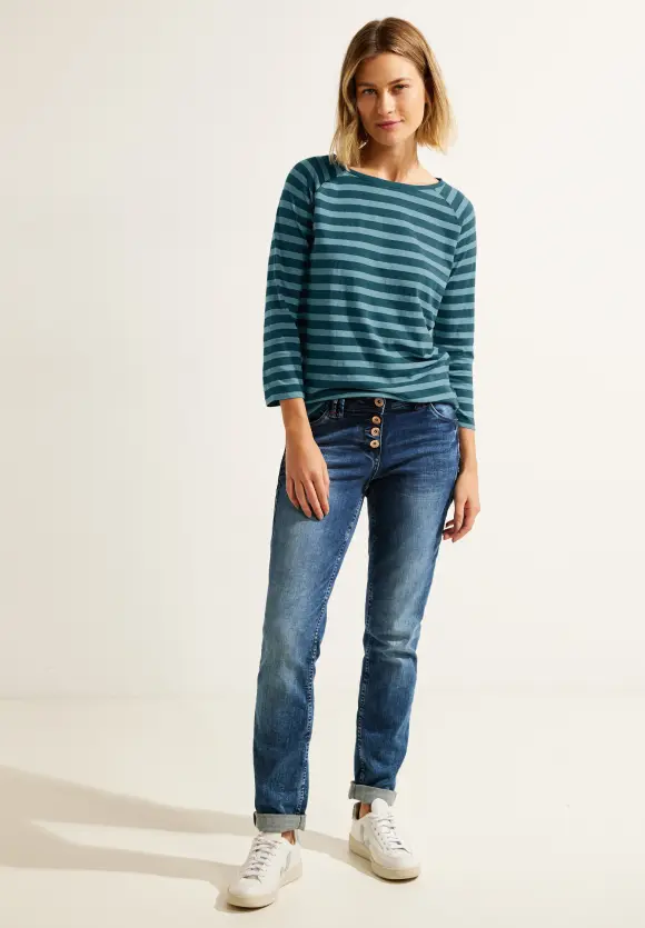 CECIL Slub Streifenshirt