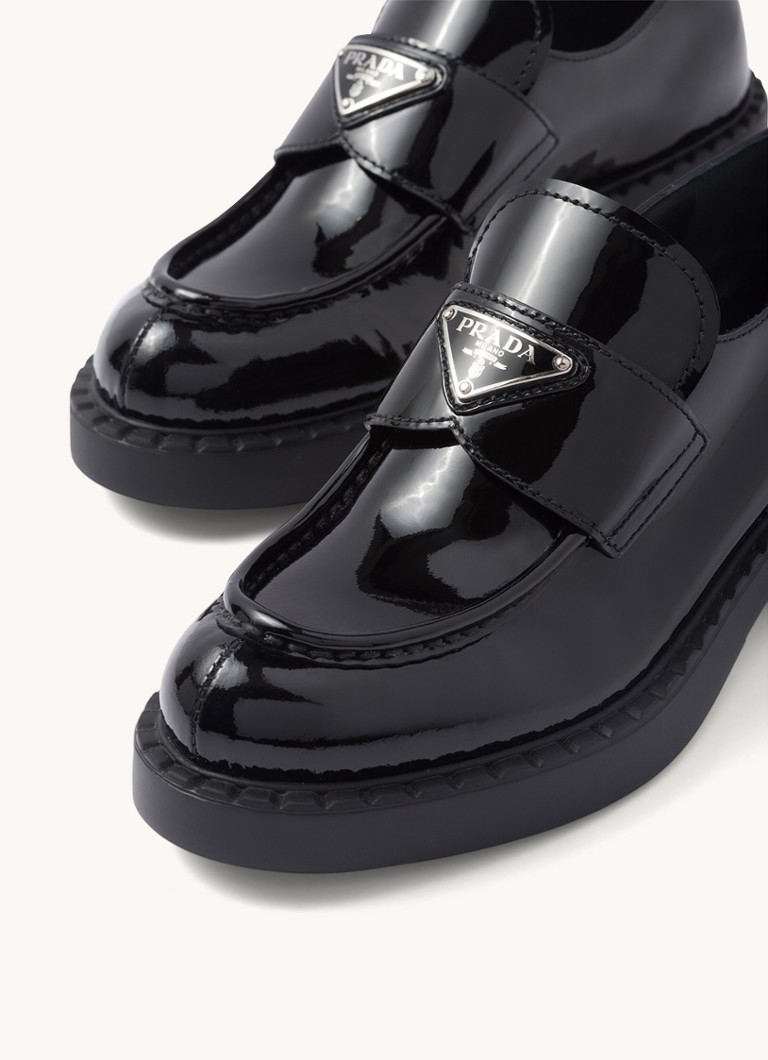 Mocassins de couro Prada