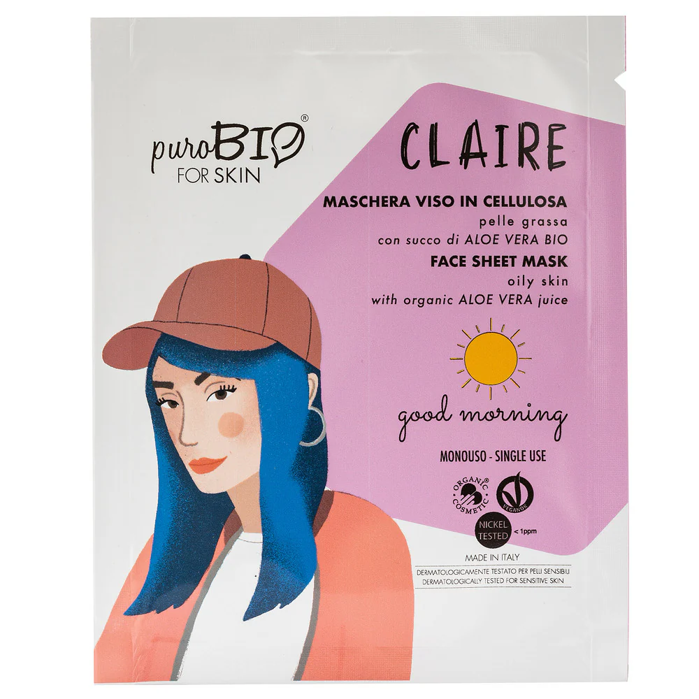 CLAIRE Gesichtsmaske – Für fettige Haut – GOOD MORNING – Reinigende Gesichtsmaske