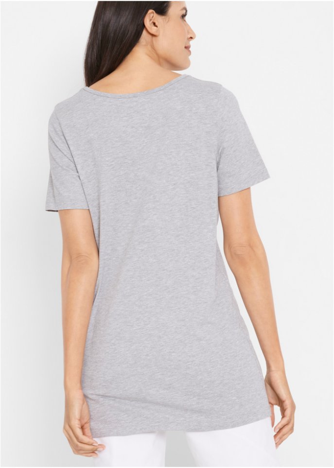 Basic Long-T-Shirt 2er-Pack, Kurzarm
