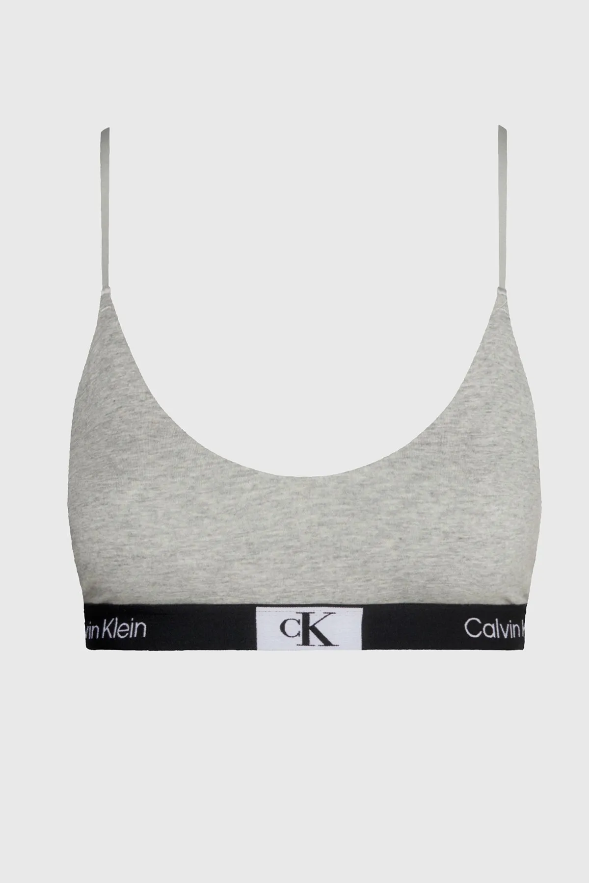 Calvin Klein  Sport-BH - Grau - Unifarben