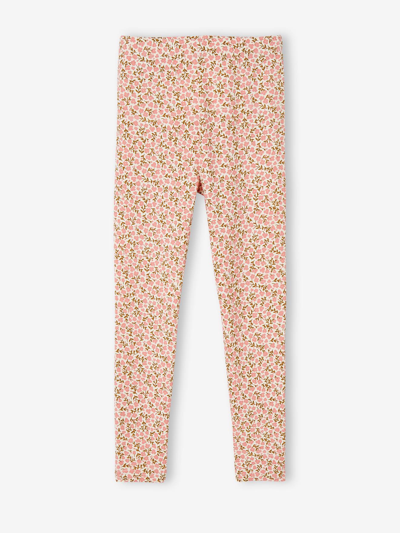 Vertbaudet 2er-Pack Mädchen Leggings BASIC - hellbraun