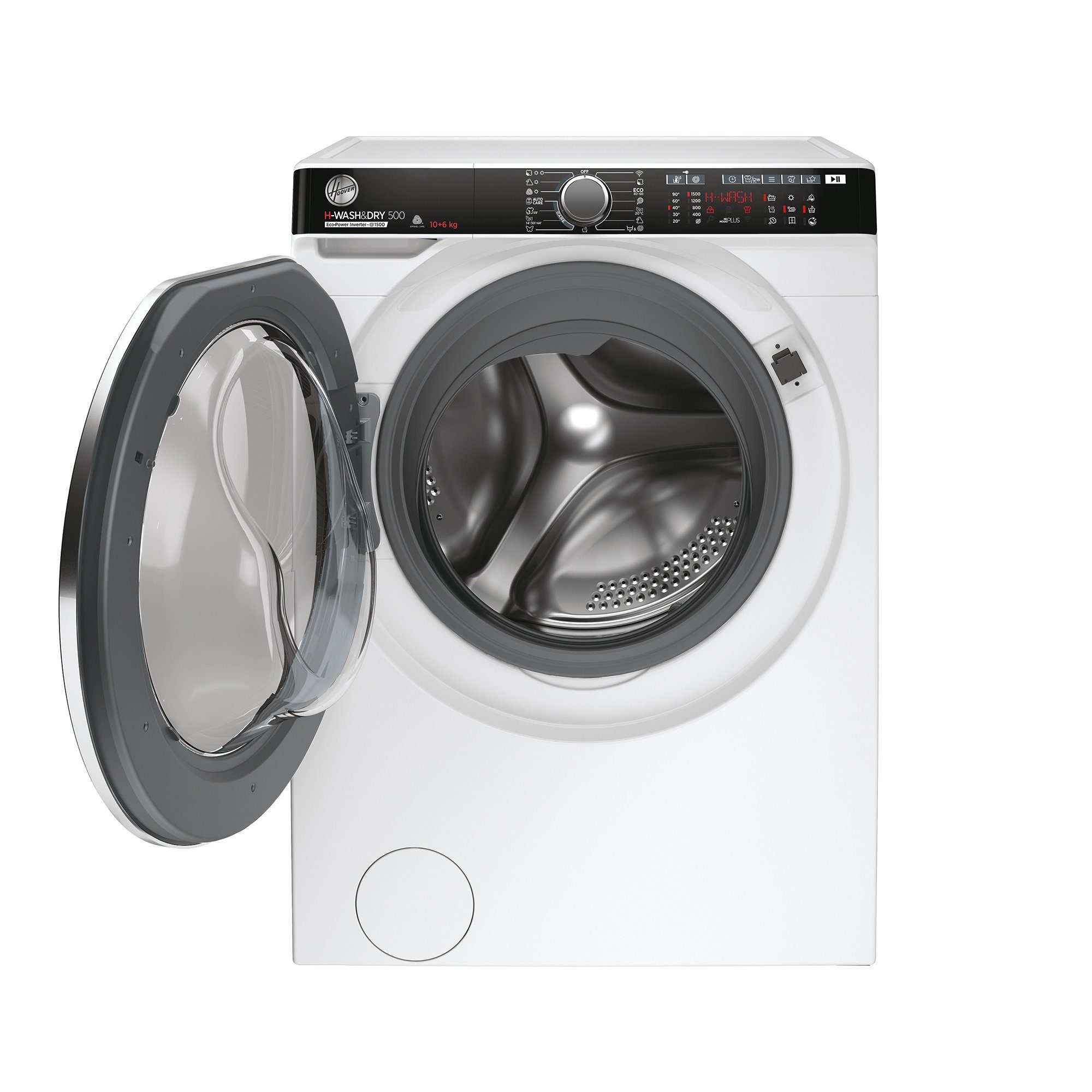 Hoover Waschtrockner HDP 5106AMBC/1-S, 10,00 kg, 6 kg, 1500 U/min, Mix-Power-System, WiFi & Bluetooth (hOn-App), Active Steam