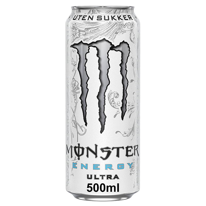 Monster Monster 500 ml energidrikk Ultra White
