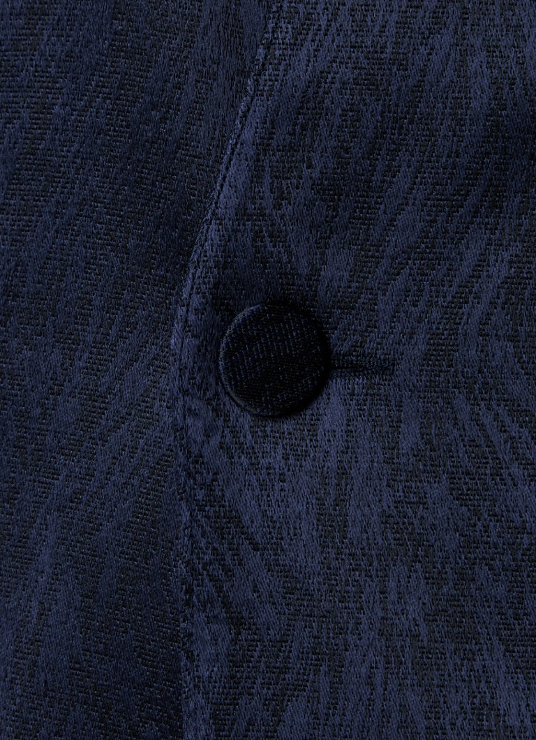 Louis Gabriel Nouchi Slim fit blazer in virgin wool blend with jacquard pattern