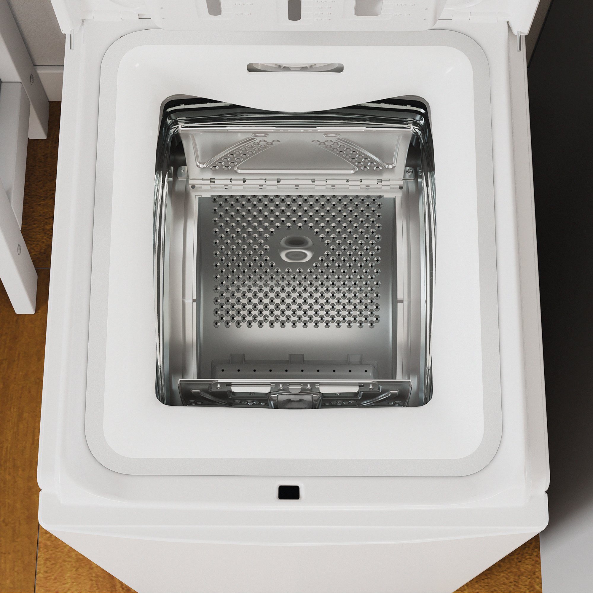 Privileg Waschmaschine Toplader PWT D61253P N (DE), 6 kg, 1200 U/min, Mehrfachwasserschutz+, Turn&Go, Rapid Wash, 14 Programme
