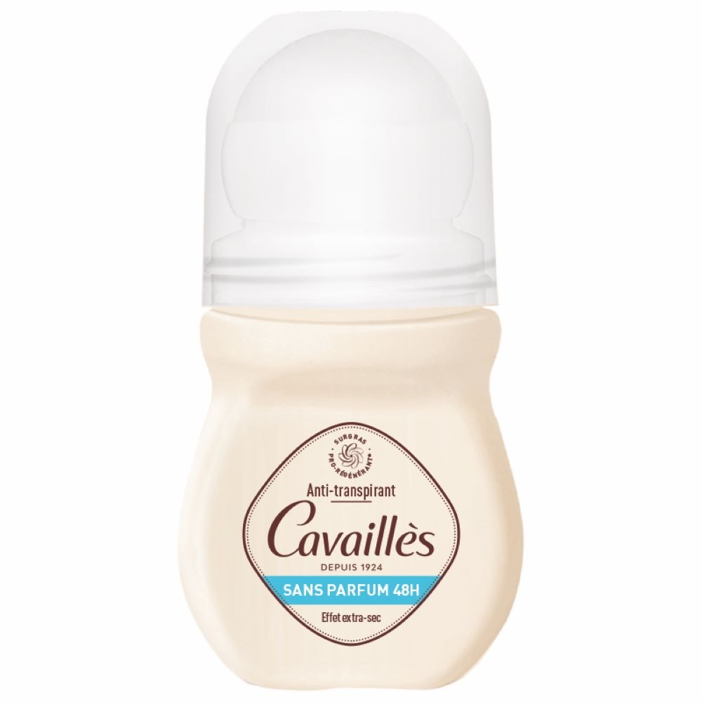 Cavaillès ABSORB+ 48H SANS PARFUM ROLL-ON 50ML DEODORANTS