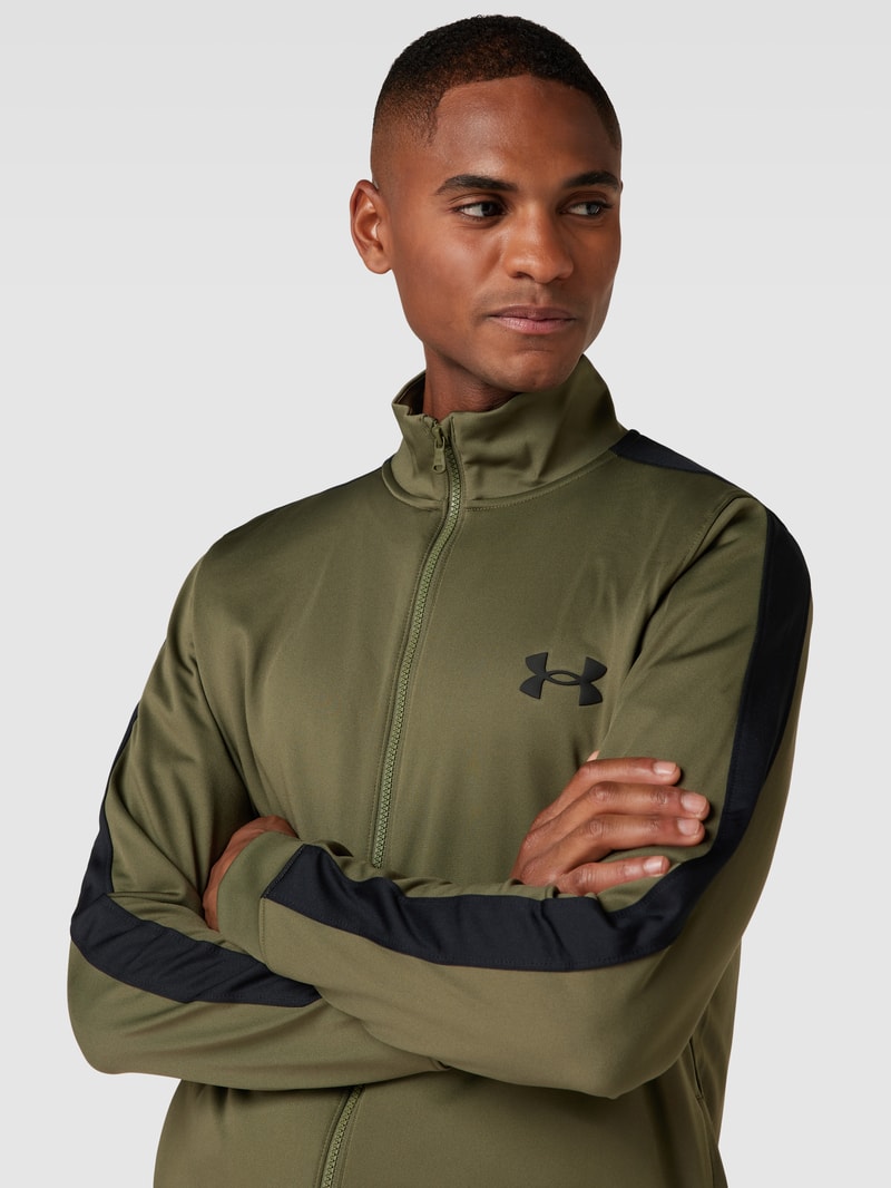 Tracksuit mit Logo-Detail Modell 'Knit' in olivgrün