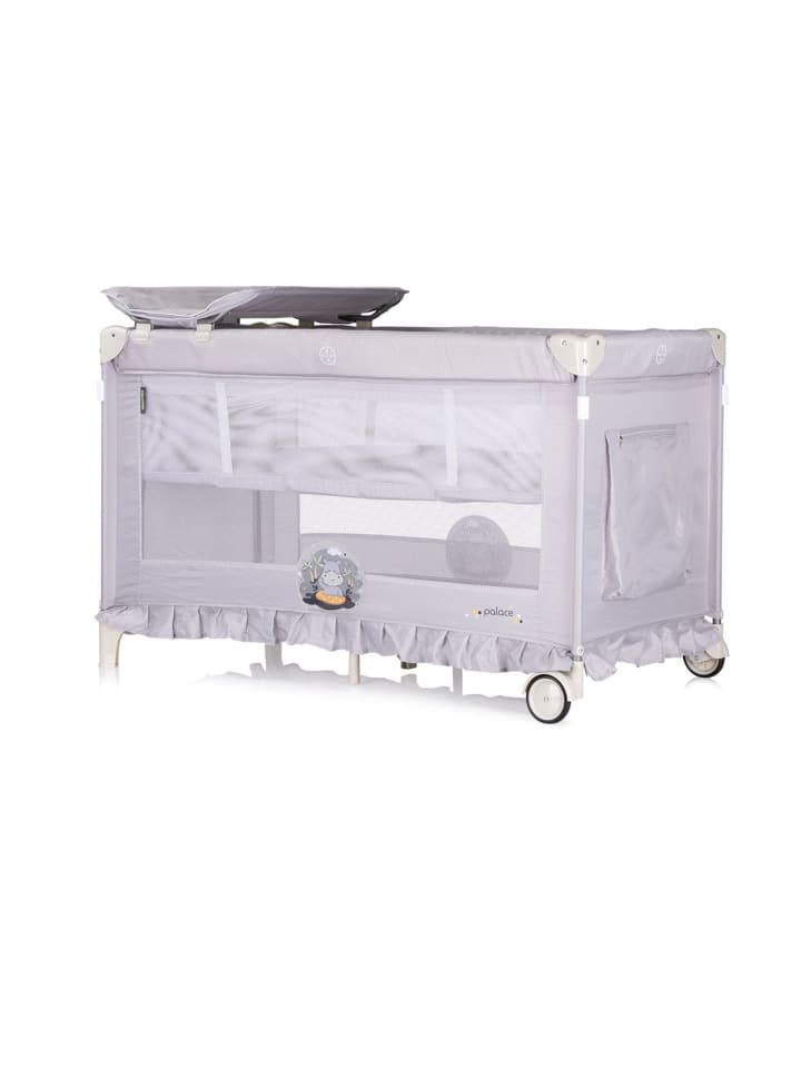 Chipolino Reisebett Palace, Baldachin in grau günstig kaufen 60x120 cm