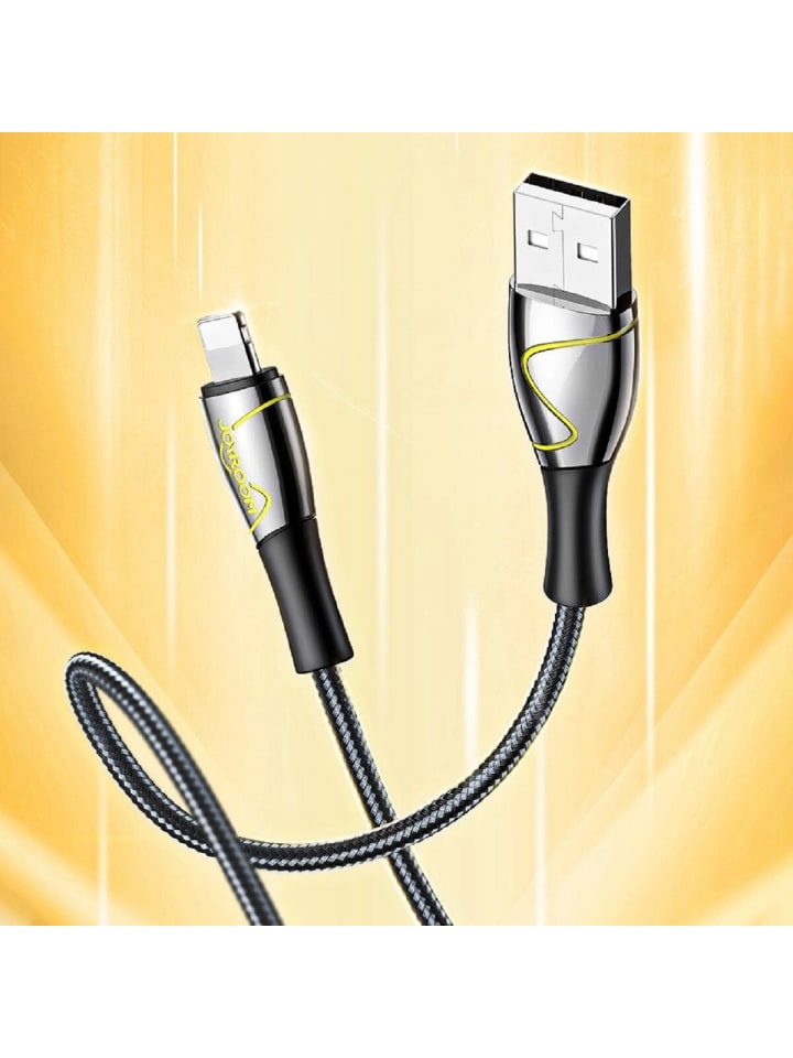 COFI 1453 Joyroom Ladekabel Datenkabel USB kabel kompatibel mit IPhone 2 meter in Schwarz günstig kaufen 2