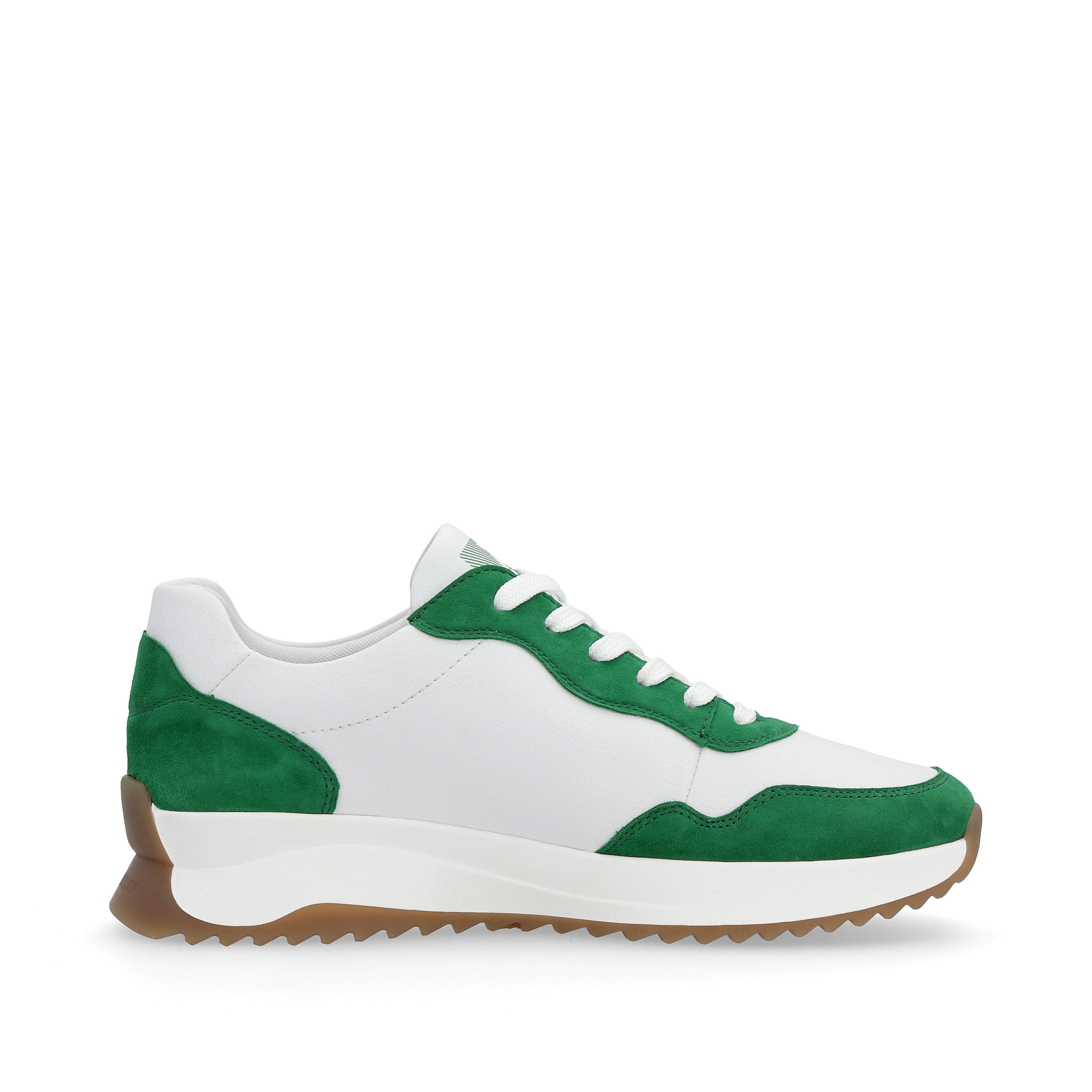 Rieker Damen Sneaker Low clear-white smaragd-green