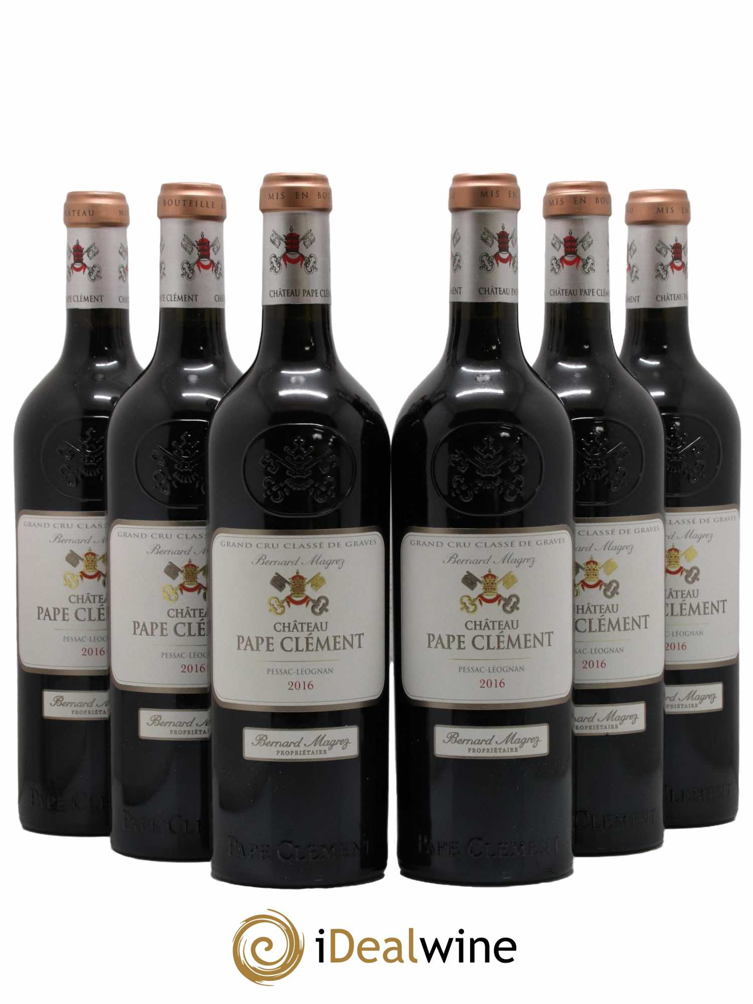 Château Pape Clément Cru Classé de Graves  2016 - Lot de 6 Bouteilles