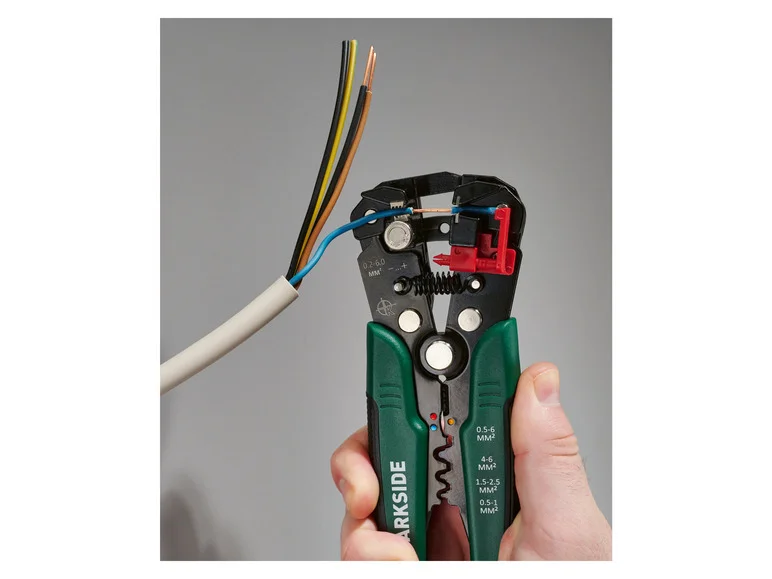 Jogo de pinos PARKSIDE® com decapagem e crimpagem automáticas PCZS 231 C2, 231 peças