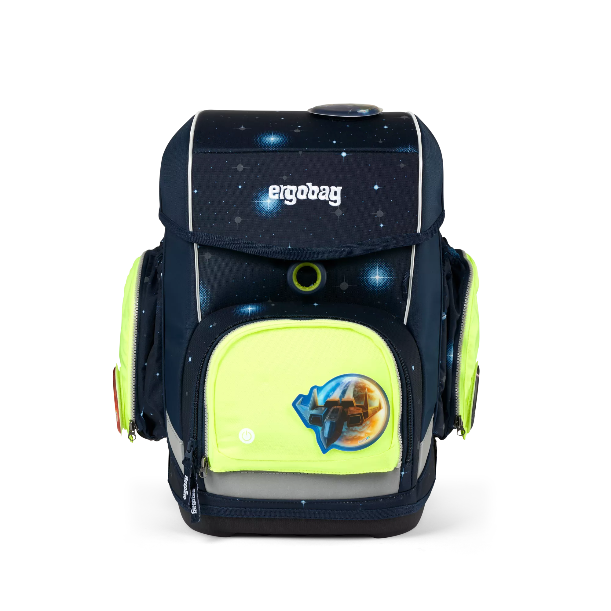 ergobag Fluo LED Zip Set Gelb