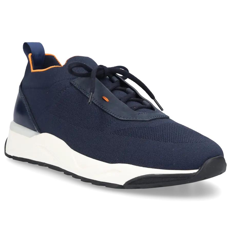 Santoni - Sneaker low Slip-ons MBIO21 Textil - blau