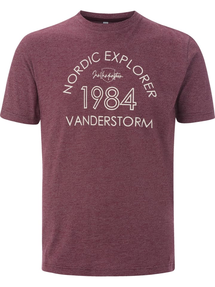Jan Vanderstorm T-Shirt KERLOVAN in dunkelrot günstig kaufen