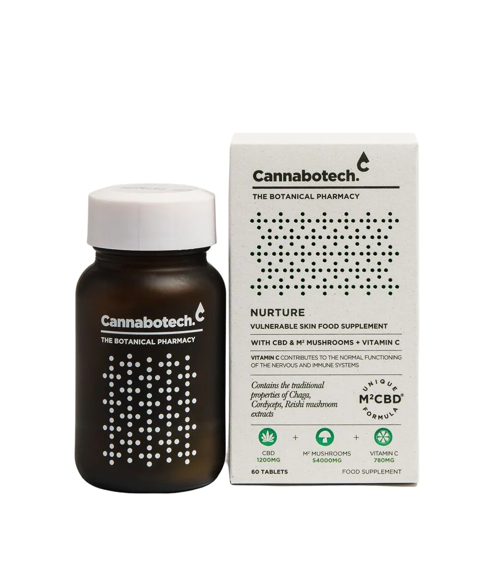 „Cannabotech Nurture Dual System“ drėkinamasis rinkinys jautriai odai