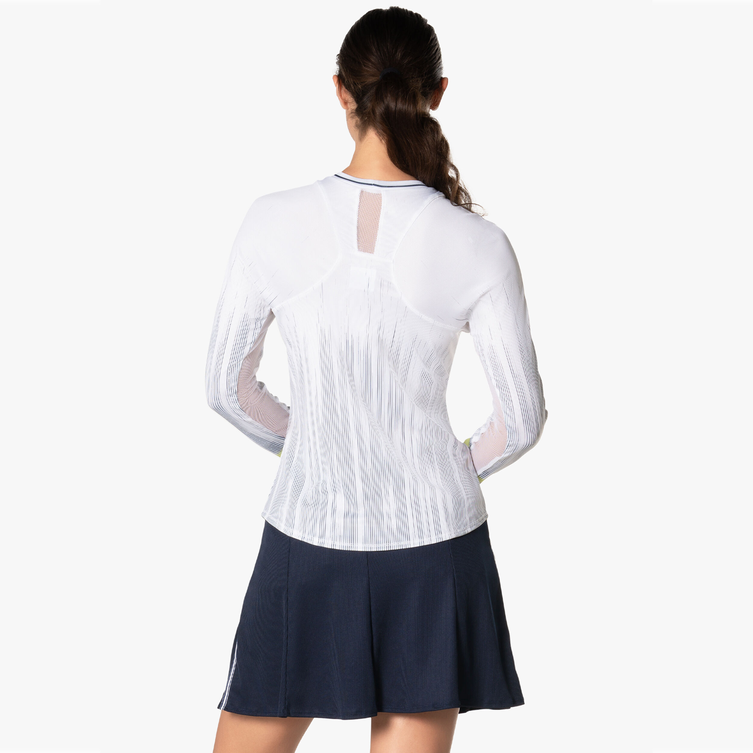 Between The Lines Longsleeve Damen - Weiß