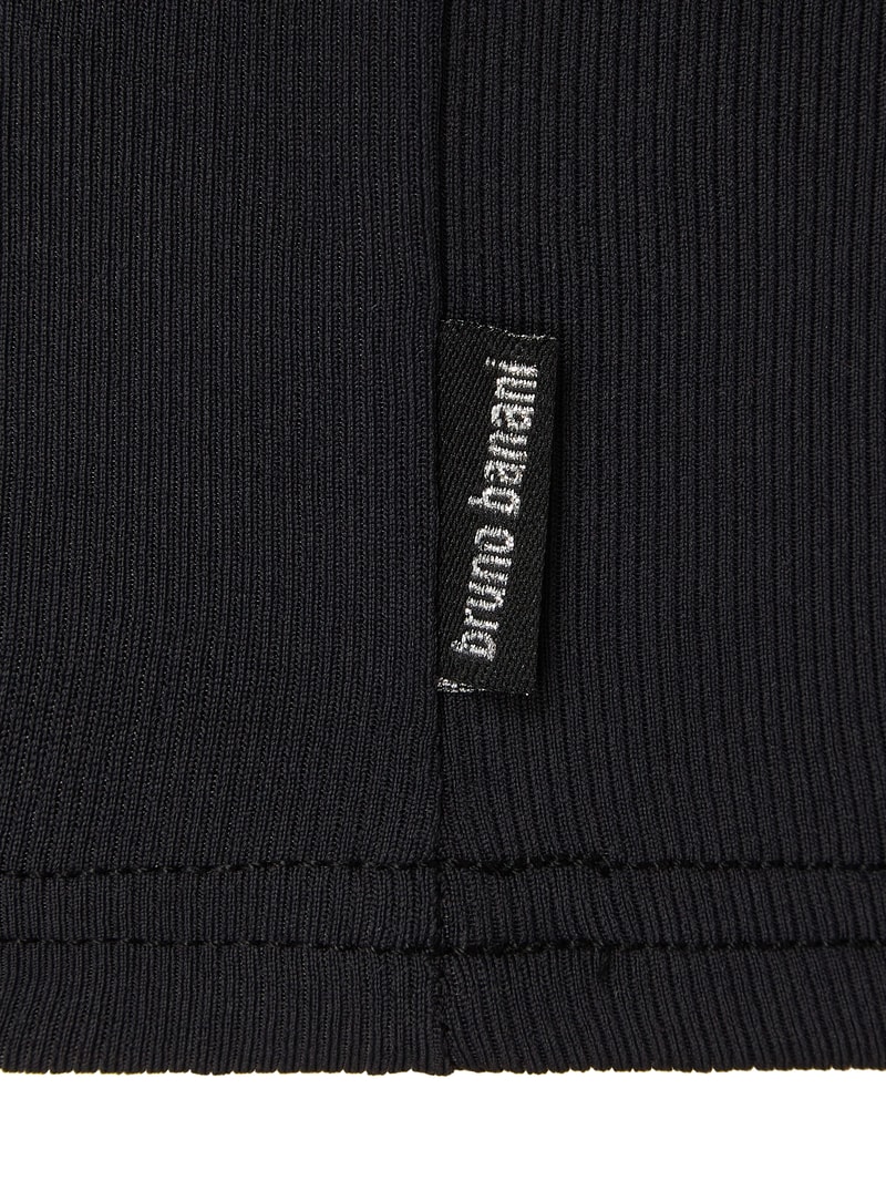 Tanktop mit Stretch-Anteil in schwarz