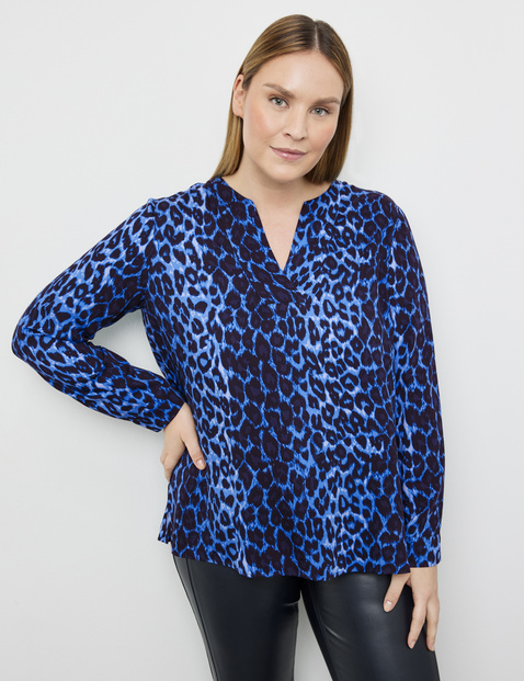 Tunika mit Animal-Print