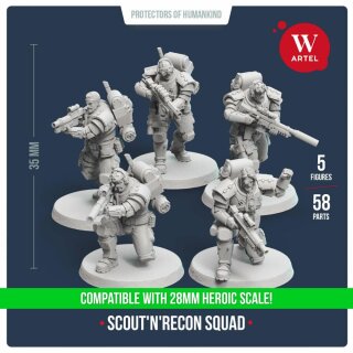 Scout`n`Recon Squad (28mm) (5)