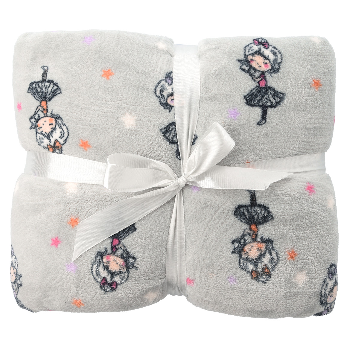 Kuscheldecke mit Fellimitat