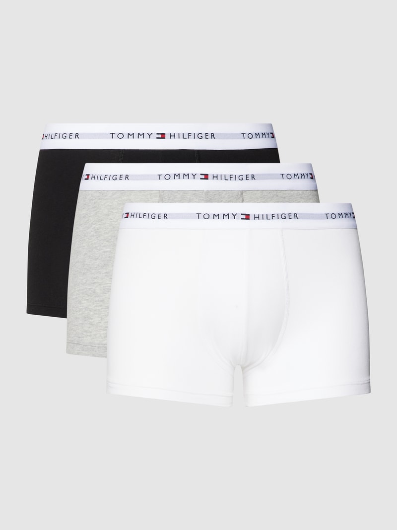 Trunks mit Label-Details im 3er-Pack in mittelgrau