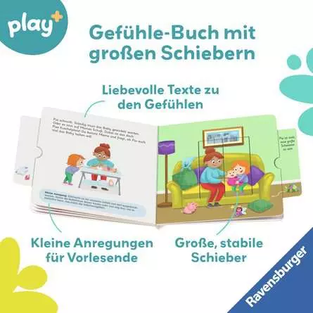 Play+ Mein erstes Schiebebuch: Gefühle