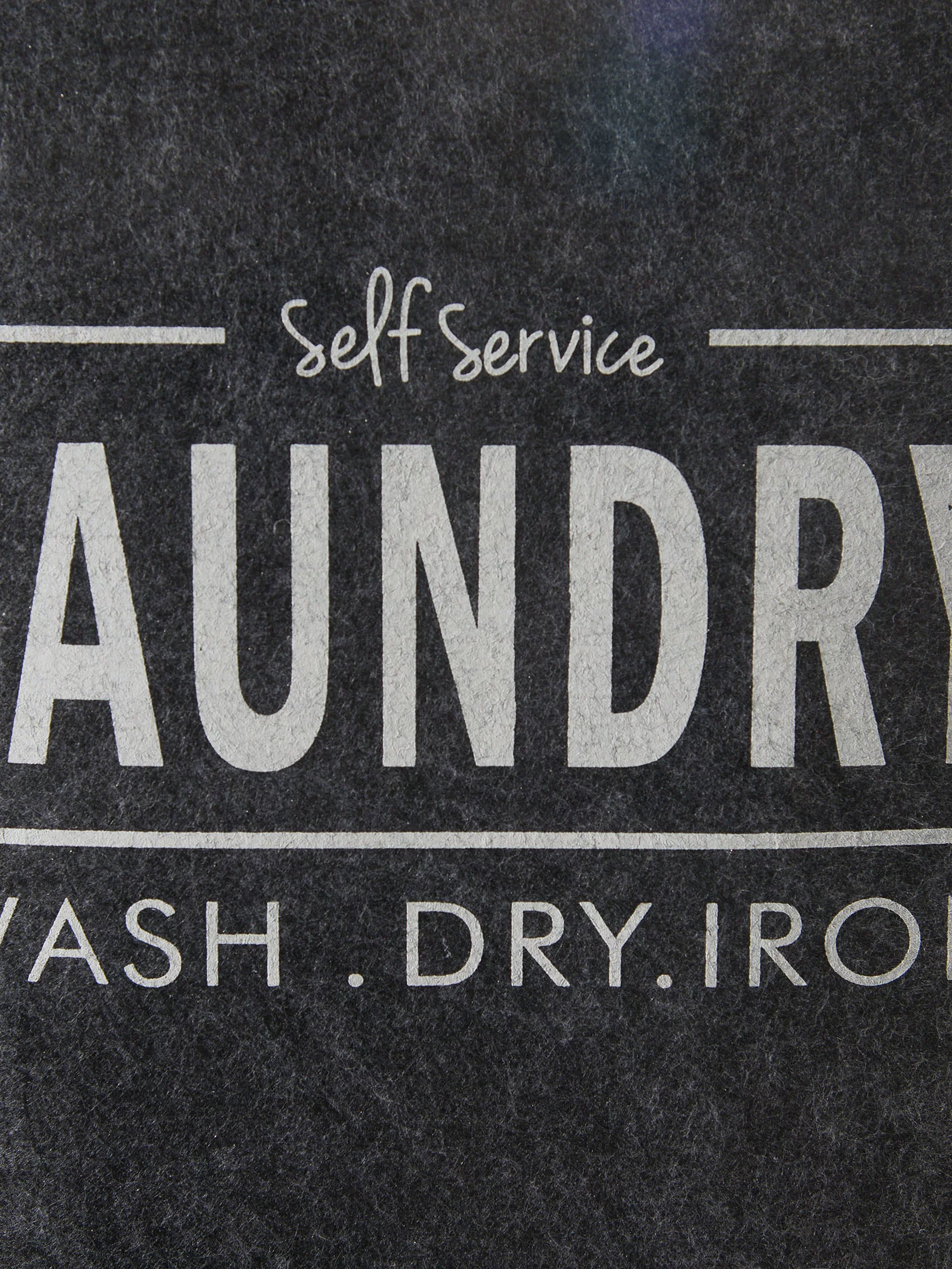 Laundry Smile Korb, Schwarz