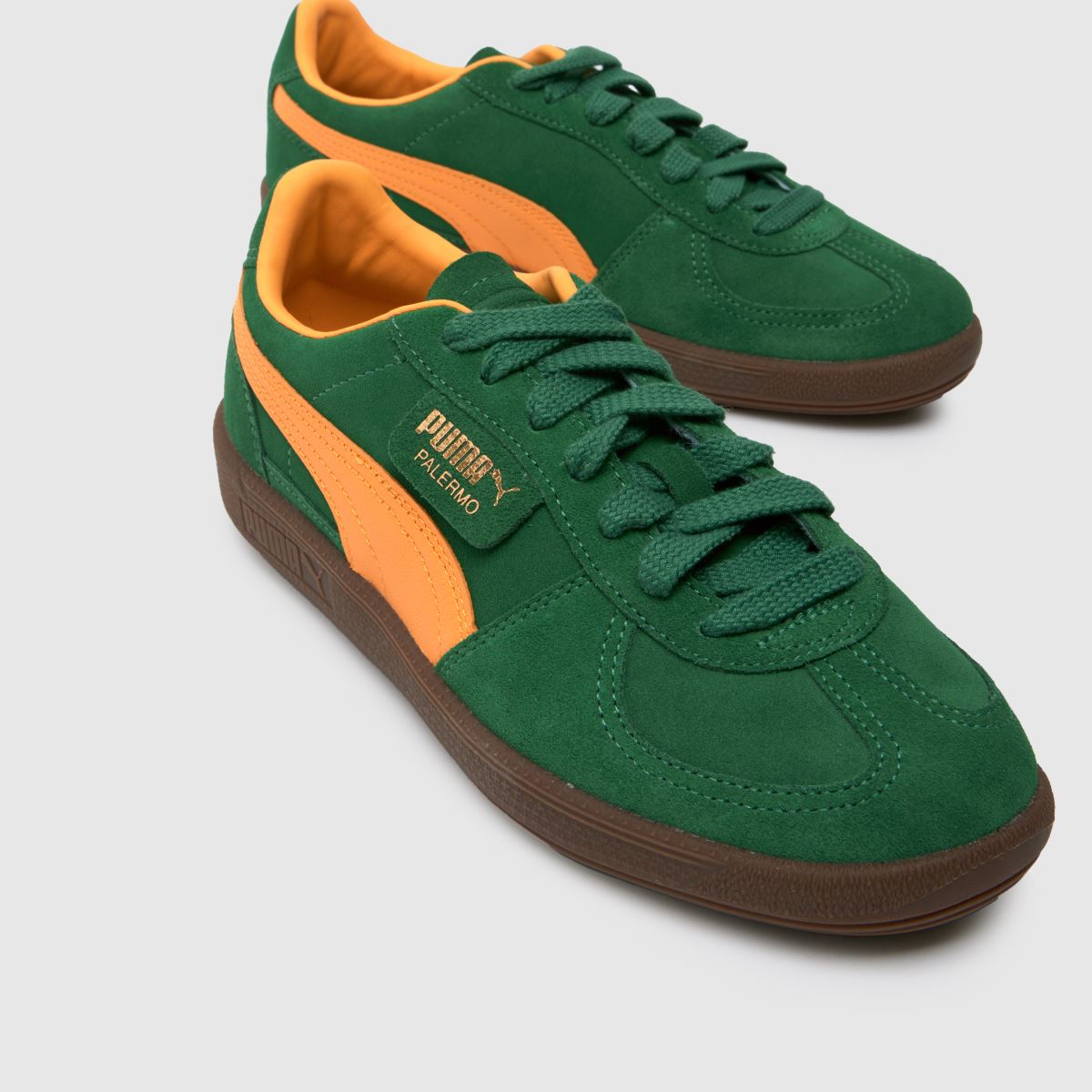 PUMA – Palermo – Grönt/Multifärgat mönster