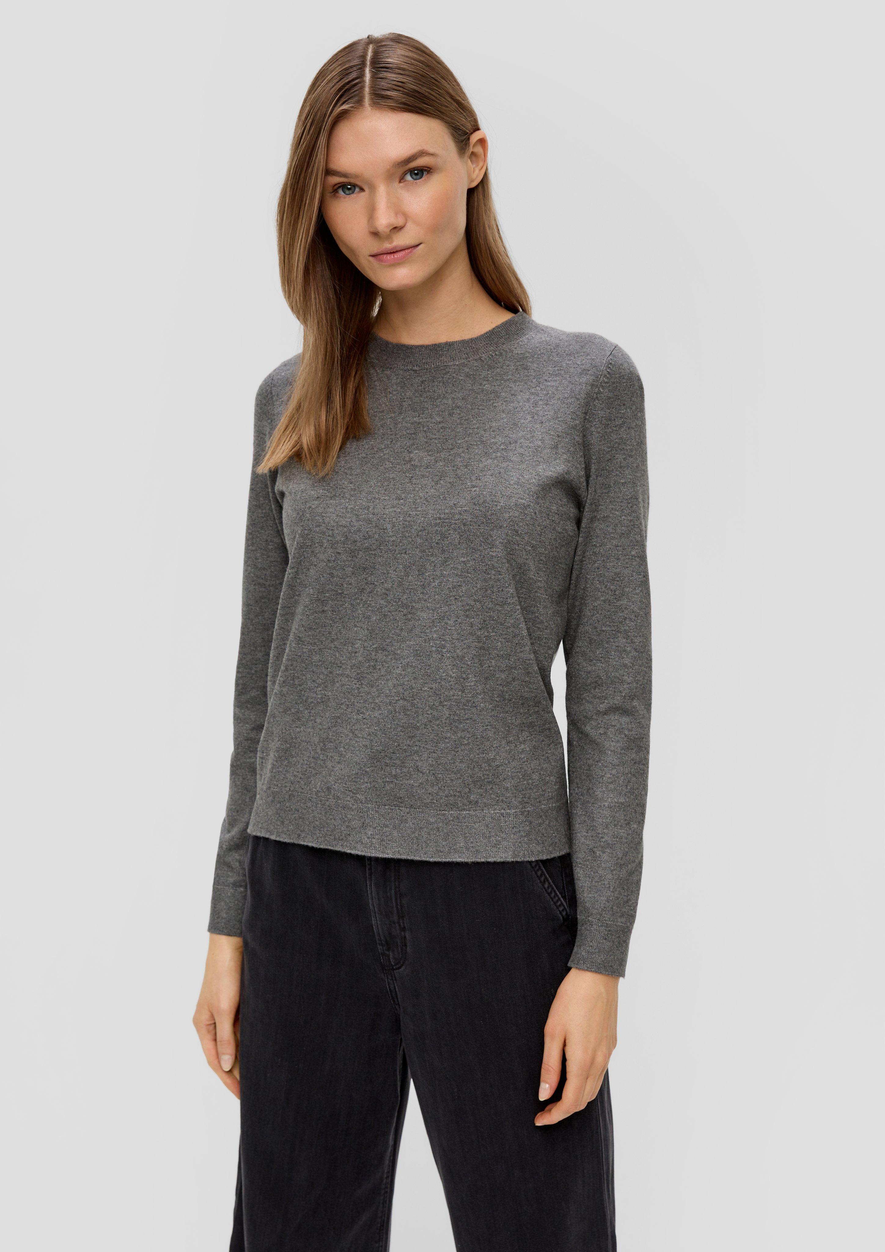 Feinstrickpullover aus Viskosemix  2137616-9730
