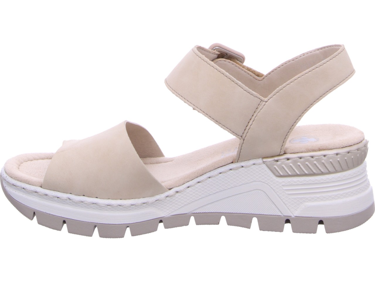 RIEKER Klassische Sandalen beige