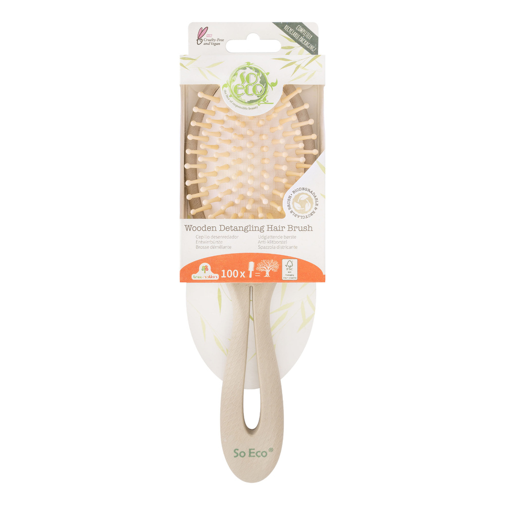 so eco Brosse à Cheveux Douce éco-conçue Brosse cheveux