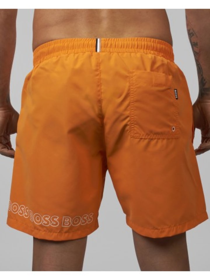 BOSS Badeshorts in Orange günstig kaufen S