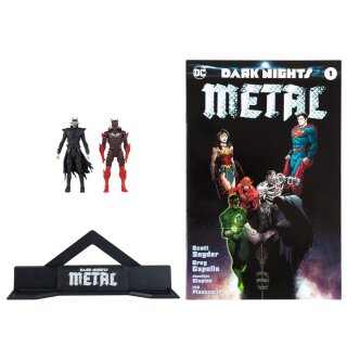 DC Direct Gaming Actionfiguren & Comic - Batman Who Laughs & Red Death (Dark Nights Metal #1)