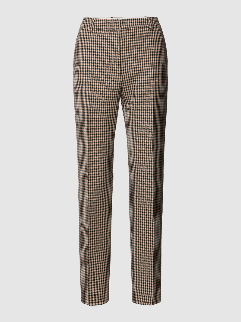 Stoffhose mit Viskose-Anteil Modell 'Tamata' in camel