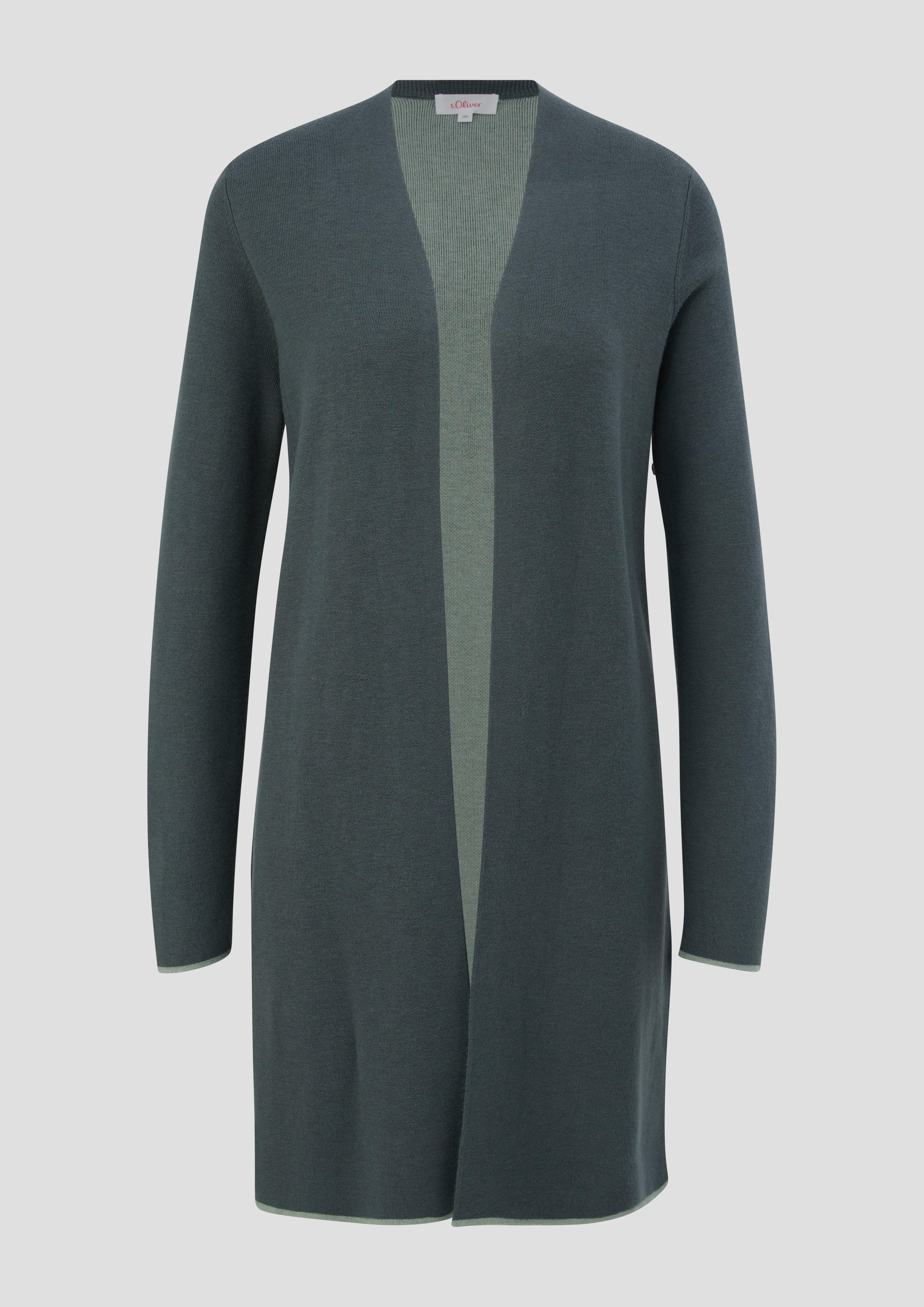 Long-Cardigan in Doubleface-Qualität  2138536-7909