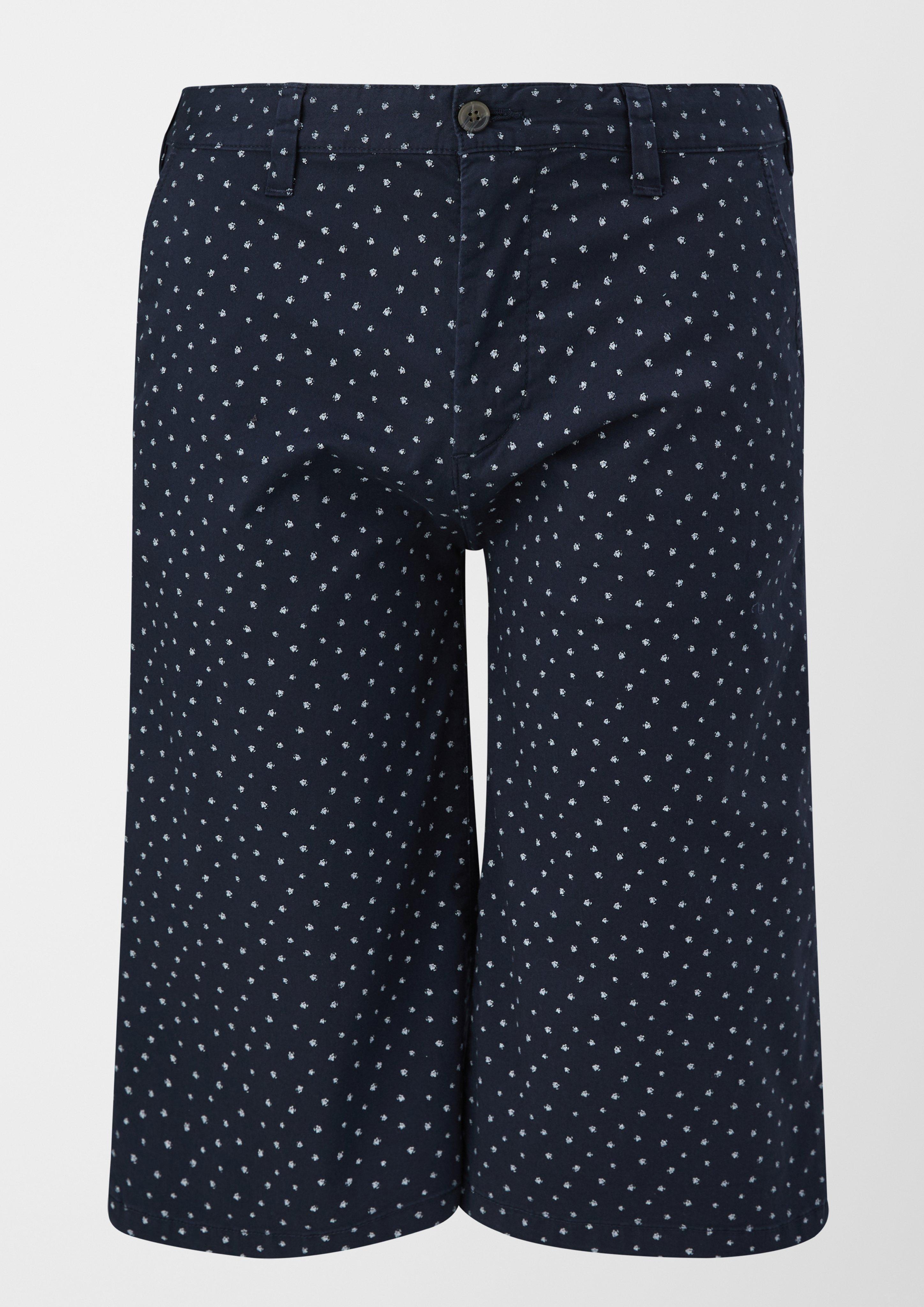 Slim: Bermuda mit Allover-Print  2133321-59A0