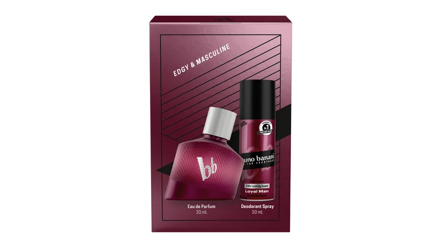 bruno banani Loyal Man Eau de Parfum + Deo Body Spray Geschenkpackung