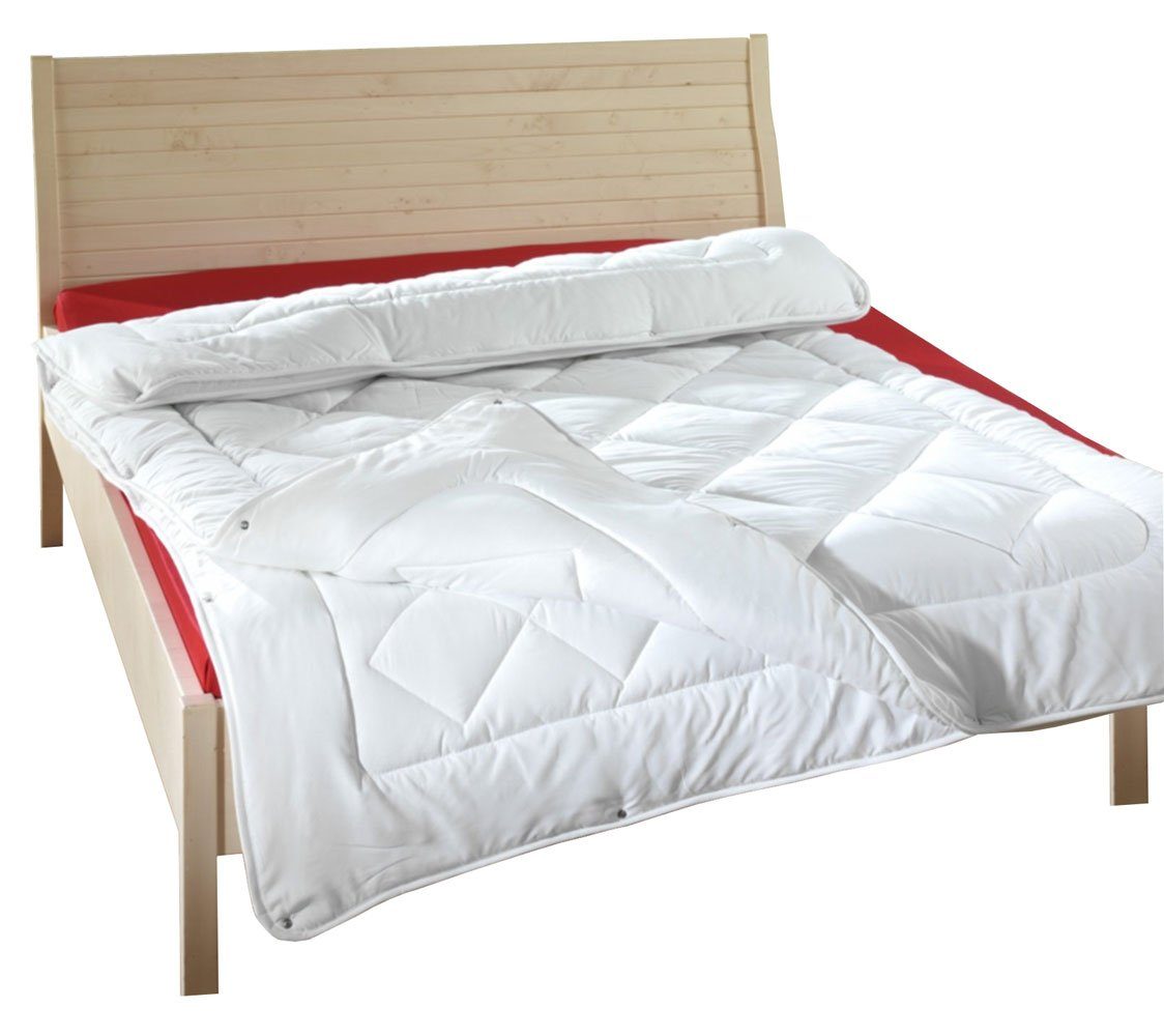 4-Jahreszeitenbett, Steppbett 4x Jahreszeiten Bettdecke Winterdecke Sommerdecke, KS-Direkt