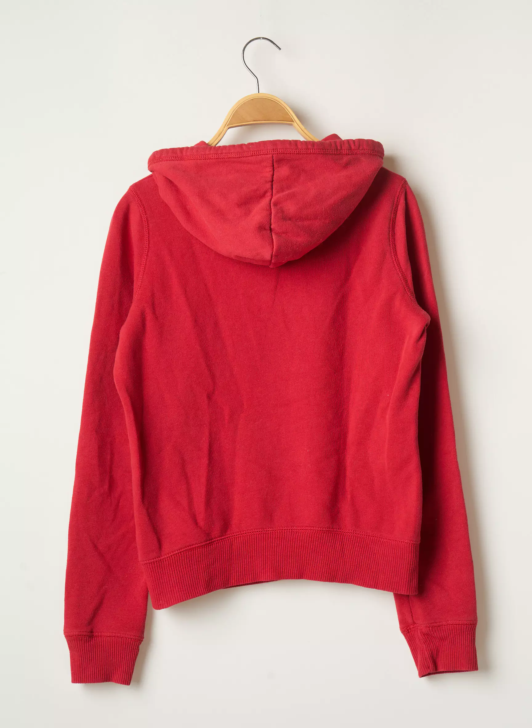 Hollister Sweat Capuche Femme couleur rouge
