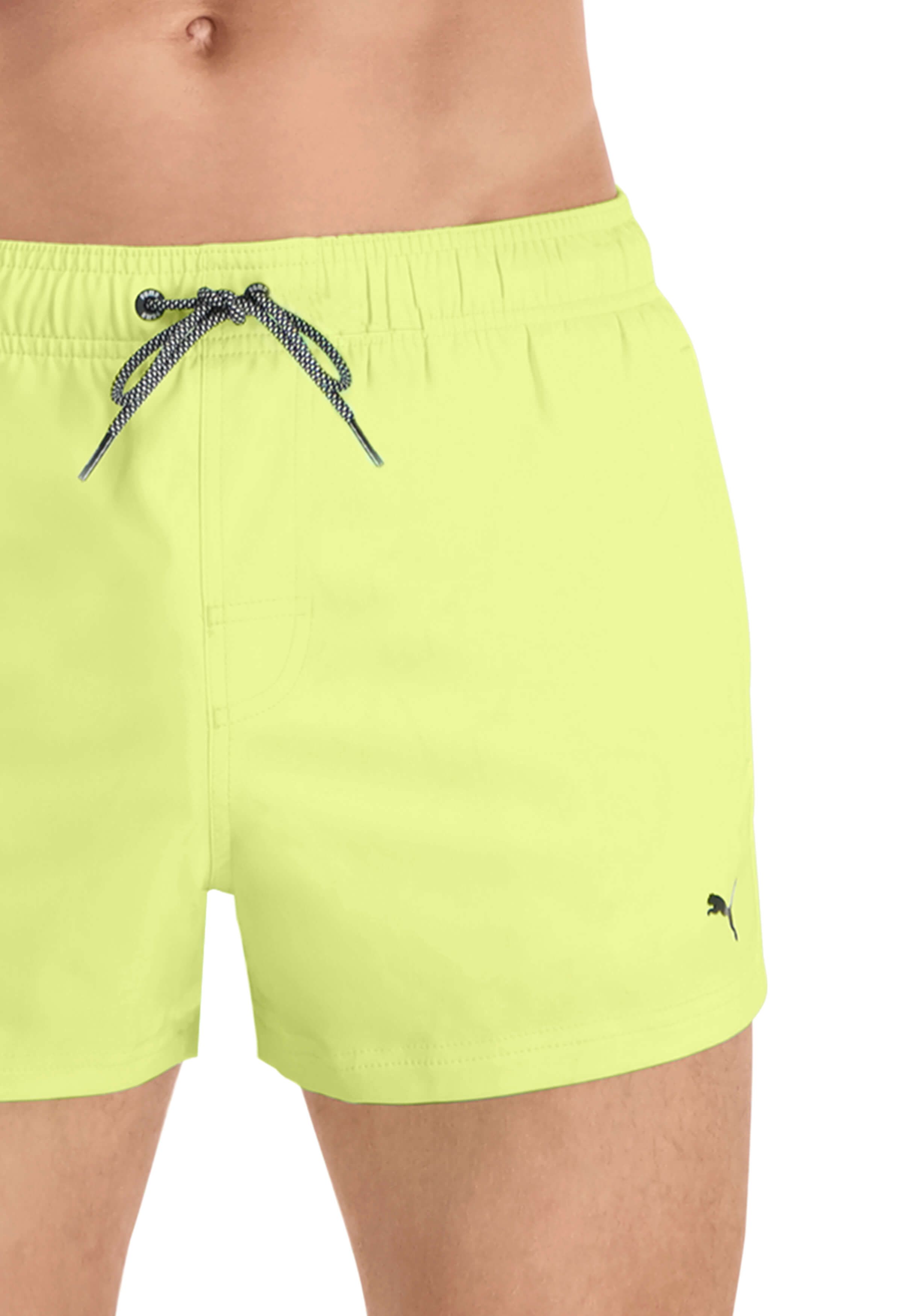 PUMA Short Frizzy Yellow Badehose