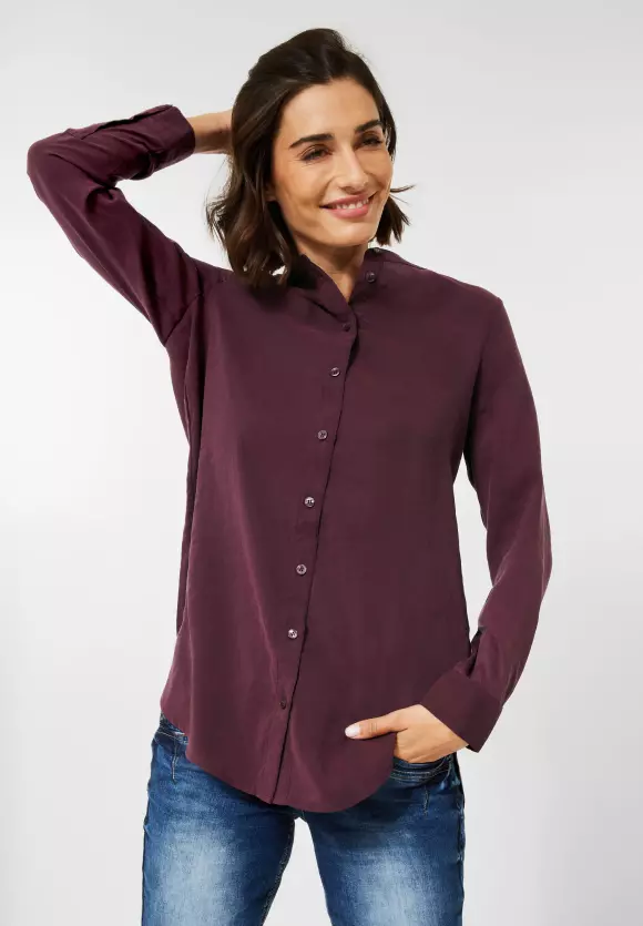 CECIL Longbluse in Unifarbe