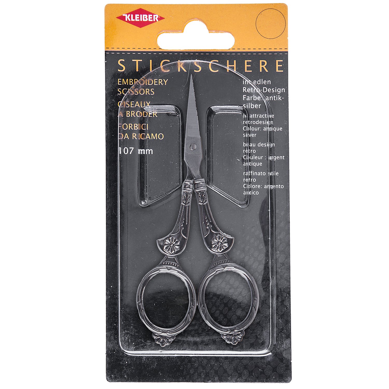 Kleiber Stickschere Retro, Länge: 10,7 cm