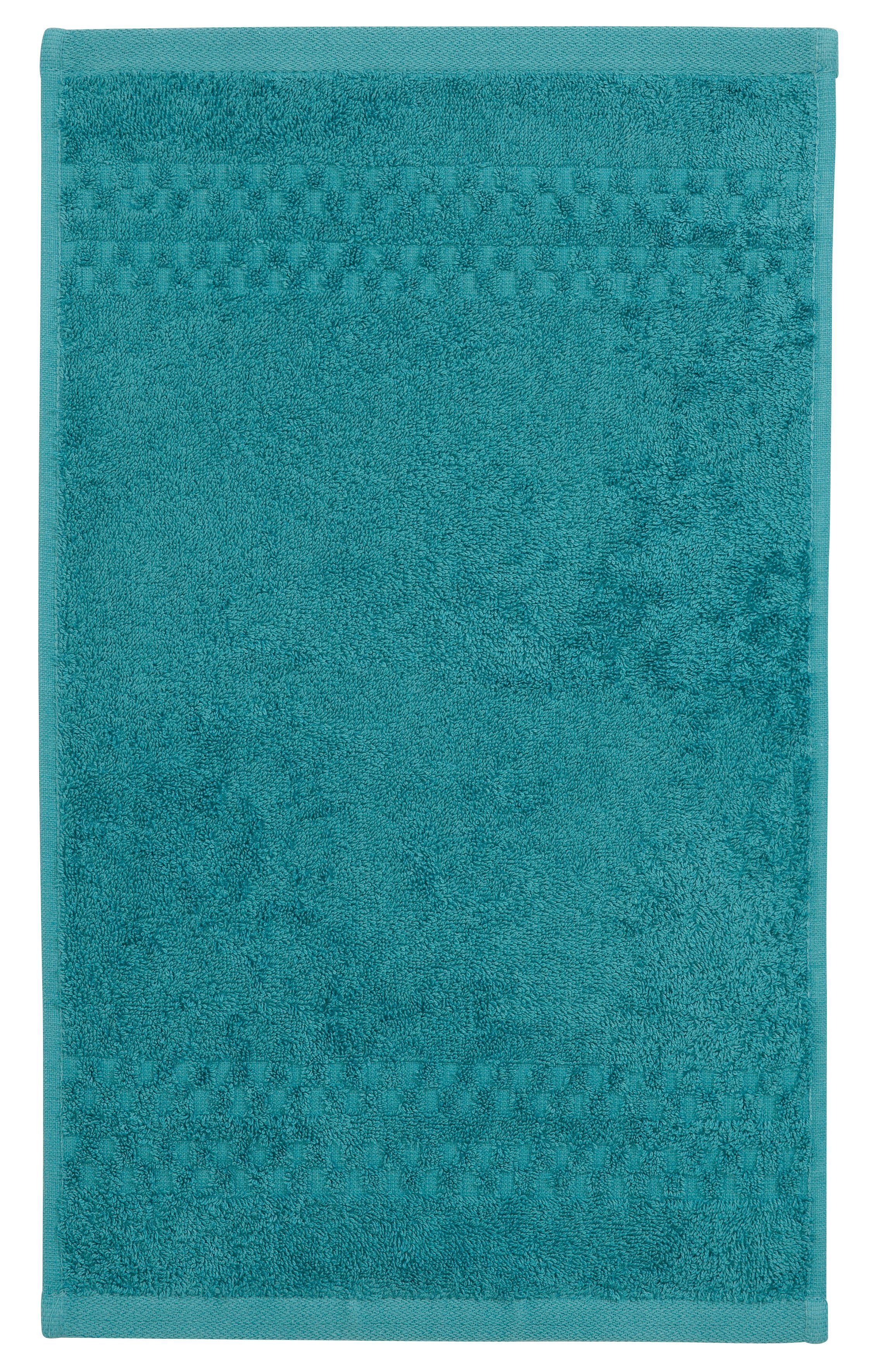 Home affaire Handtuch Set Regona, Gästehandtücher (30x50cm), flauschig und weich, Frottier, (Set, 6-tlg), Premium Handtücher mit Bordüre, Handtuch-Set, 100% Baumwolle